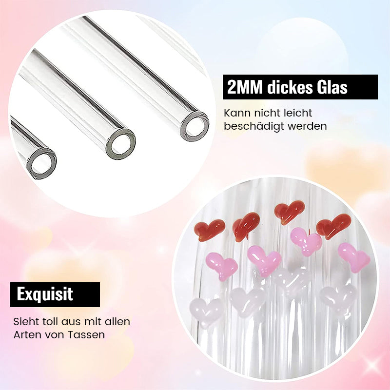 Avelena | Strohhalme aus farbigem Glas