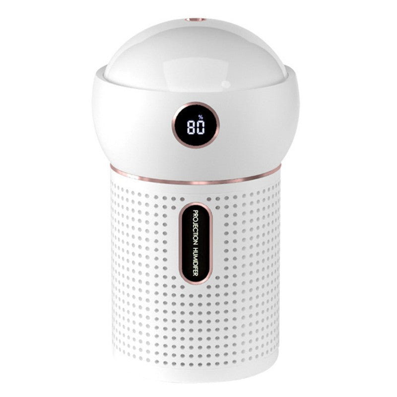 Avelena | 3-in-1 tragbarer aufladbarer Mini-Luftbefeuchter, mit 360¬∞ Dynamic Projection & Nachtlicht, für Zuhause, Büro & Party