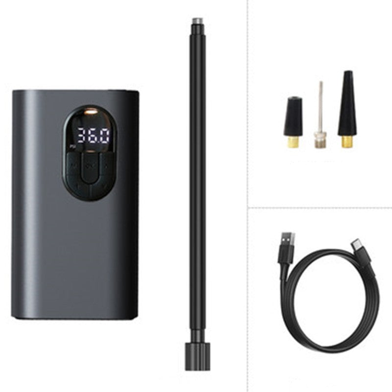 Avelena | Tragbarer wiederaufladbarer Auto-Reifenaufbläser, mit intelligenter digitaler Reifendrucküberwachung & 2400mAh Batterie, für Auto, Fahrrad, Motorrad