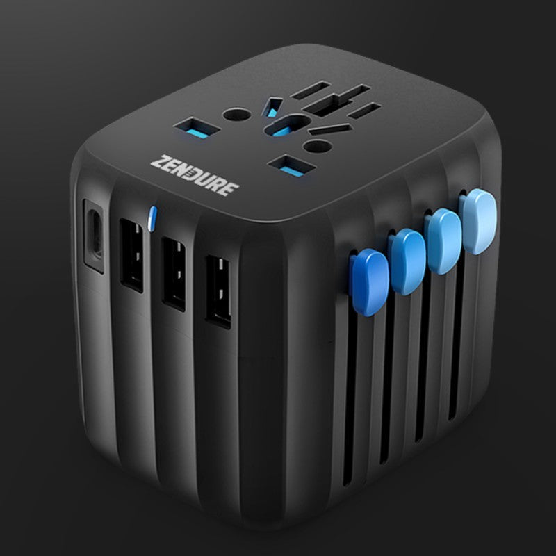 Avelena | Tragbares Schnelllade-Würfel-Wandladegerät mit 4 USB-Ausgängen & 30W PD-Ladung, für Büro, Reisen & mehr