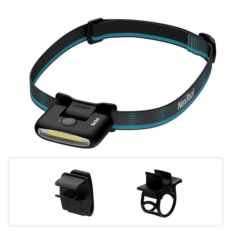 Avelena | Wiederaufladbare verstellbare Stirnlampen für Läufer, mit Kopfband, Hutclip & Fahrradclip