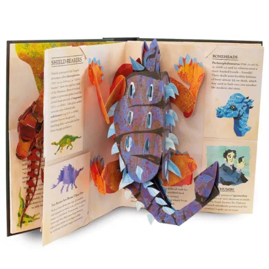 Avelena | 3D Pop-Up-Buch Dinosaurier | Interaktives Kinderbuch | Lehrreich & Spannend