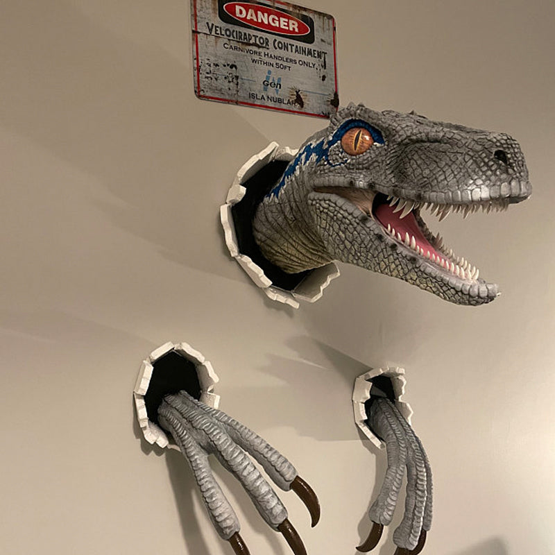 Avelena | Wandplatzende Velociraptor-Dekorationen