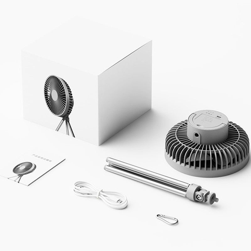 Avelena | Tragbarer wiederaufladbarer Ventilator mit flexiblem Stativ & 3 Geschwindigkeitsstufen, für Reisen, Büro, Raum, Outdoor