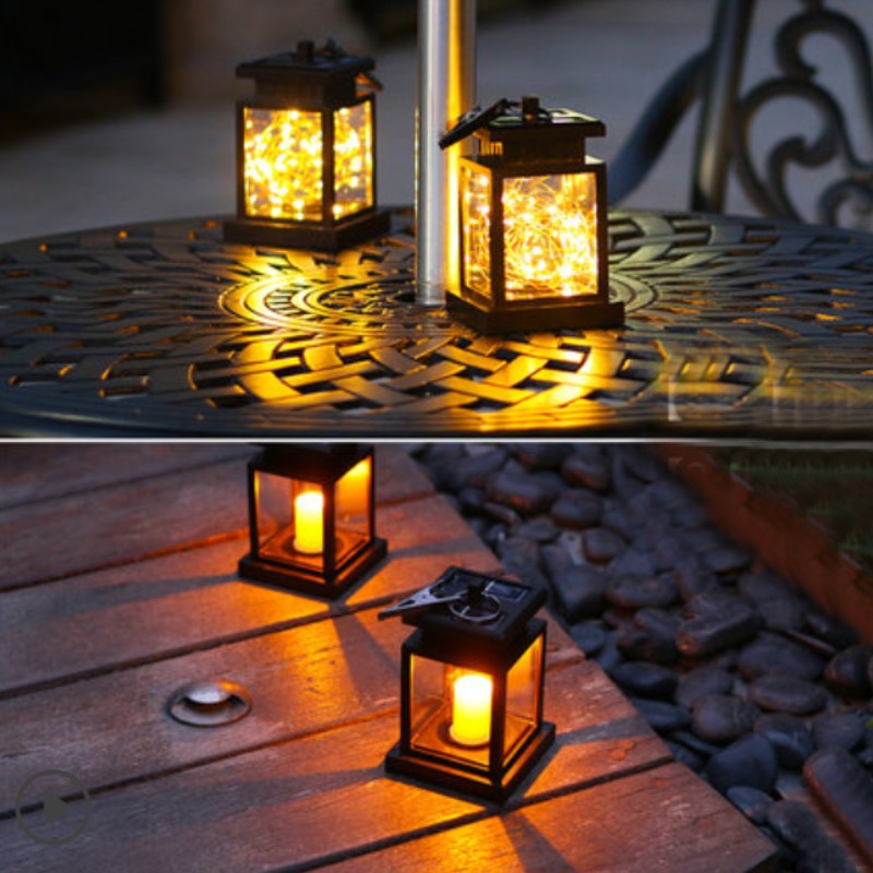 Avelena | Solar Outdoor LED Dekoleuchten, mit Clip, Auto AN/AUS & kein Kabel erforderlich, für Garten, Balkon, Auffahrt & mehr (4er-Pack)