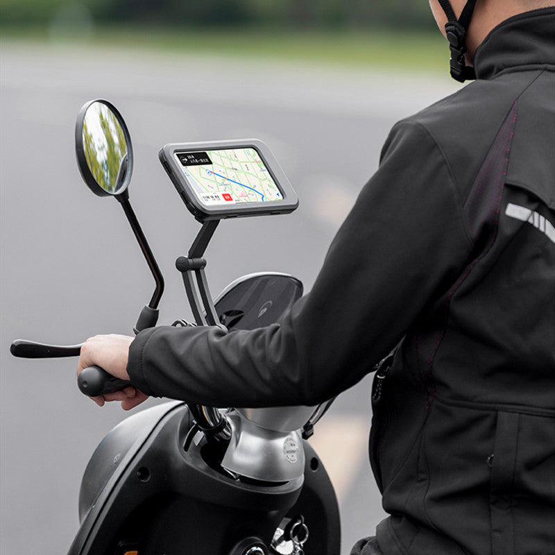Avelena | Wasserdichter Fahrrad-Handyhalter mit Gehäuse, für Motorrad-/Fahrradlenker
