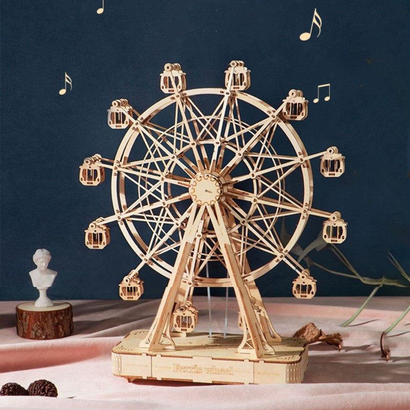 Avelena | 3D DIY Musik Holz Puzzle Himmelrad, für Erwachsene und Teenager