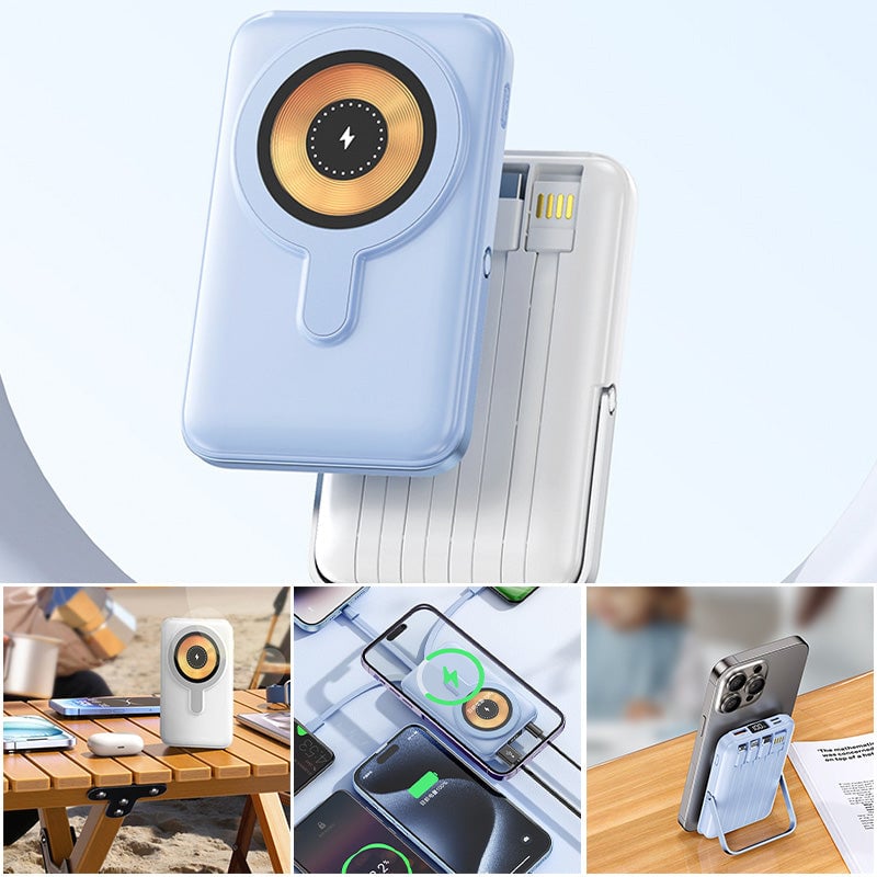 Avelena | 10000mAh Magnetische Wireless Powerbank