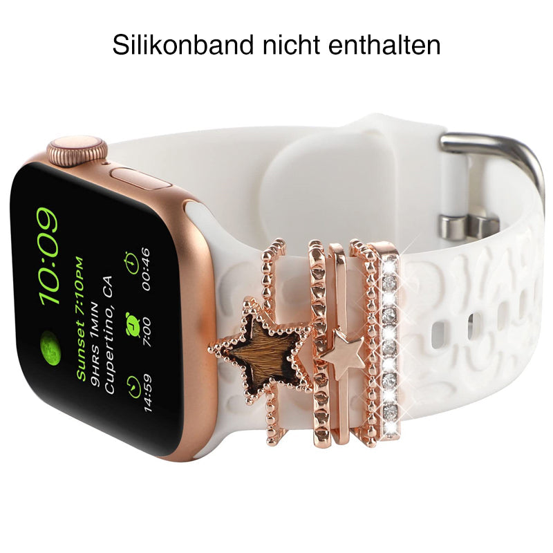 Avelena | Apple Watch Band mit Metallbesatz