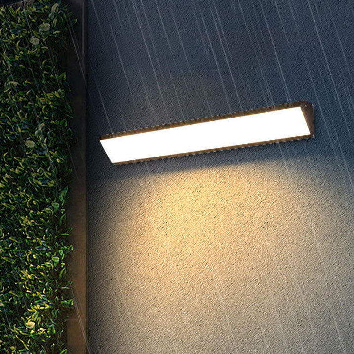 Avelena | AquaBar Moderne LED Außenwandleuchte | Aluminium & Acryl | Langlebig & Wasserdicht | Warmweiß | Verschiedene Größen