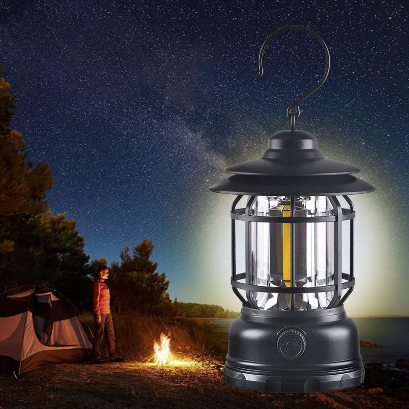 Avelena | Zeitgenössische Industrie Tragbare USB Aufladbare Campinglampe Pferdelampe Für Outdoor