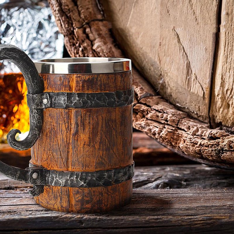 Avelena | Viking Fasskrug (Groß: 550ml)