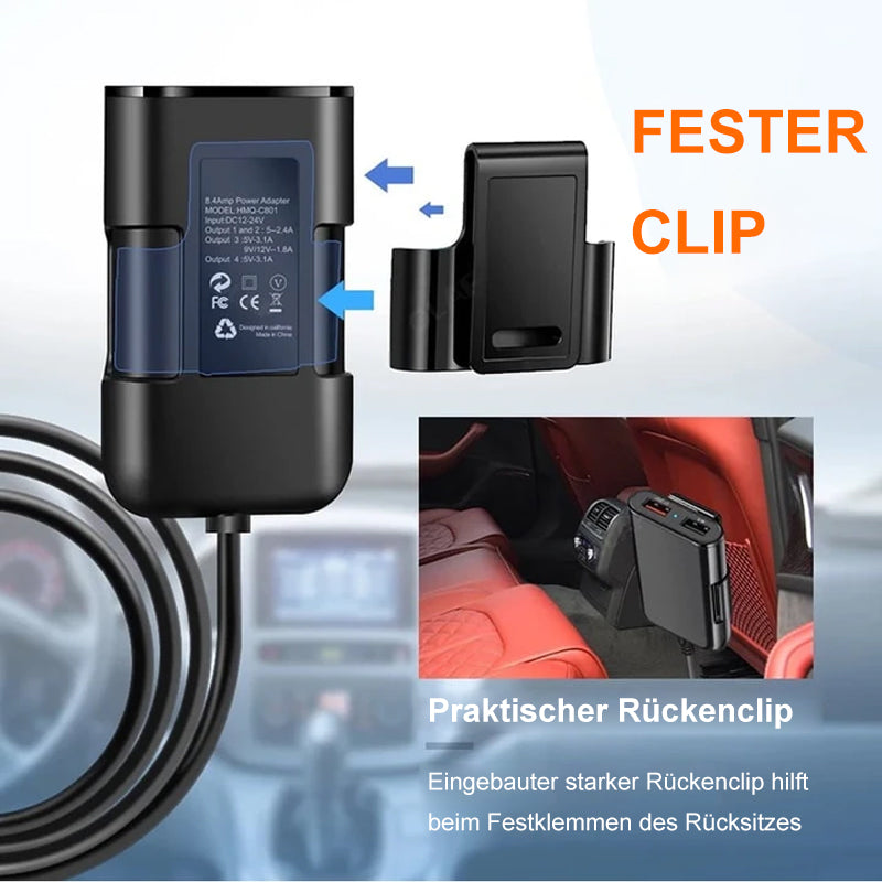 Avelena | 4 in 1 Auto-Rücksitzladegerät