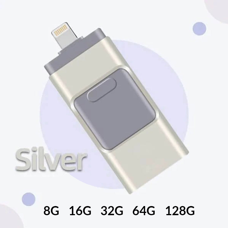 Avelena | 4 In 1 Hochgeschwindigkeits-USB-Flash-Laufwerk für mehrere Geräte