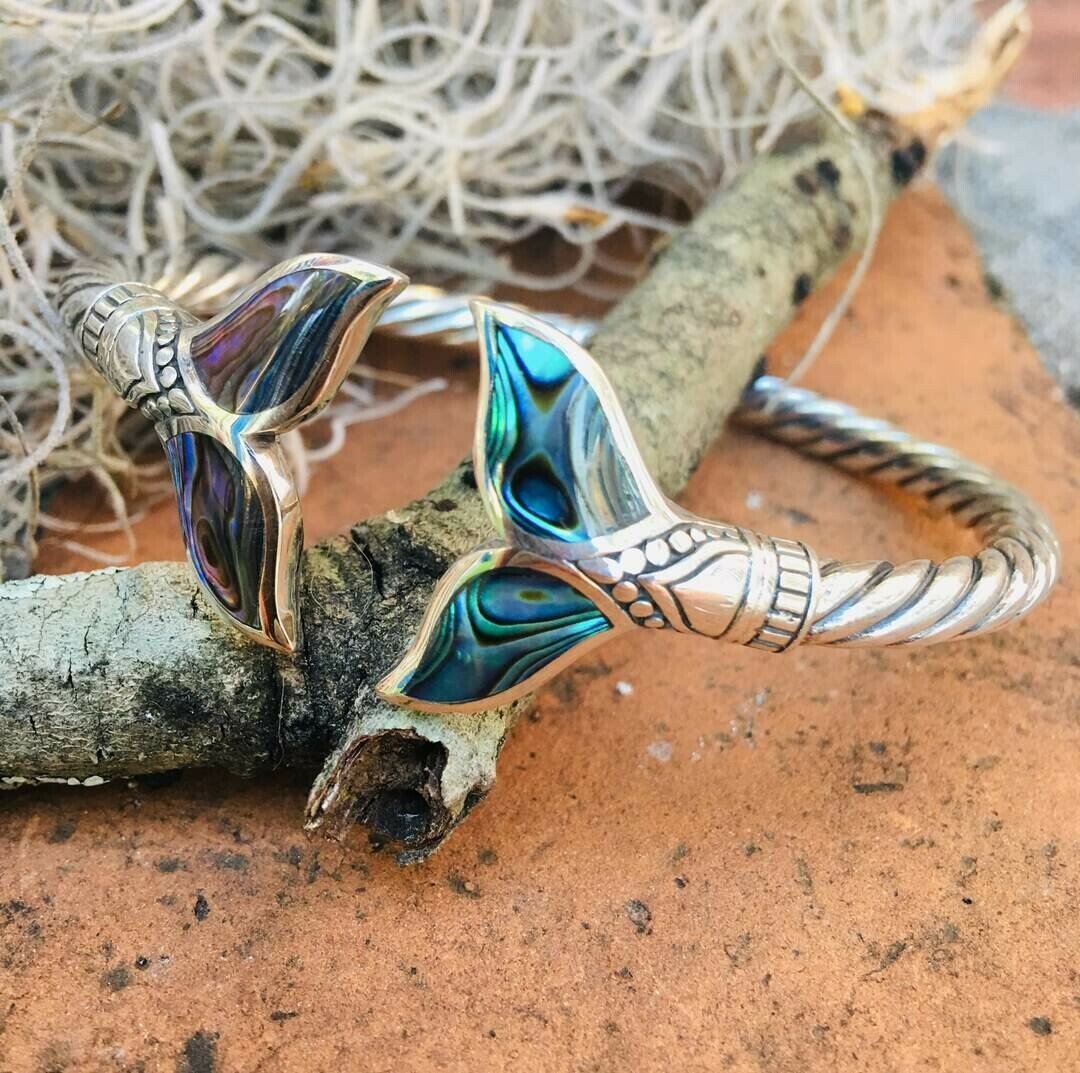 Avelena | Abalone Shell Meerjungfrauenschwanz SS Armband
