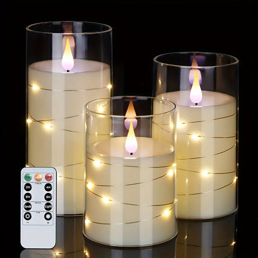 Avelena | SoftFlame - LED-Kerzenset mit Fernbedienung
