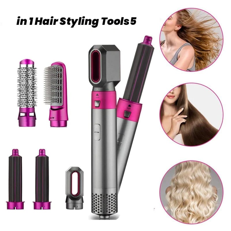 Avelena | 5 in 1 Professionelles Multifunktionales Haarstyling-Werkzeug