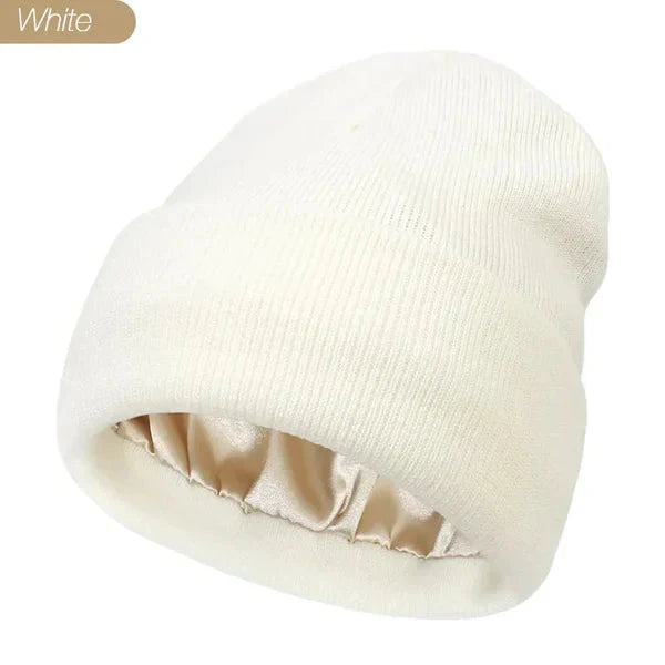 Avelena | Unisex Beanie | Anti-Statik & Anti-Frizz | Weiches, Glattes Gewebe | Verwirrungsfreies Design
