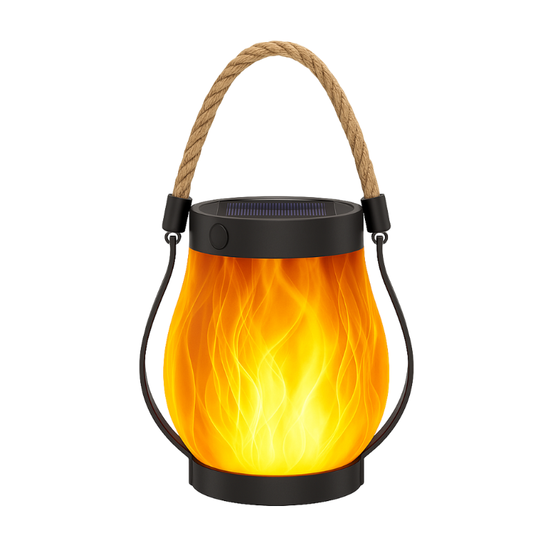 Avelena | Solar-powered outdoor lantern | Realistic flame effect, weatherproof & ideal for cozy evenings on the terrace or balcony