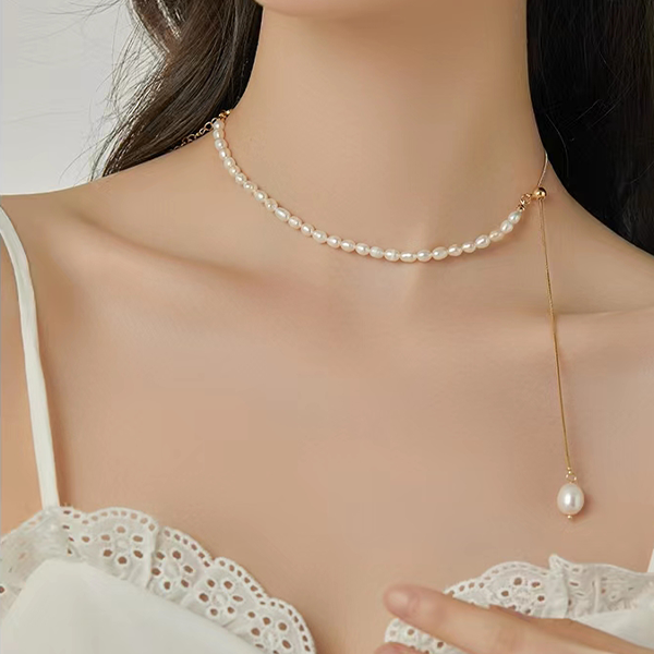 Avelena | Verstellbare Perlenkette