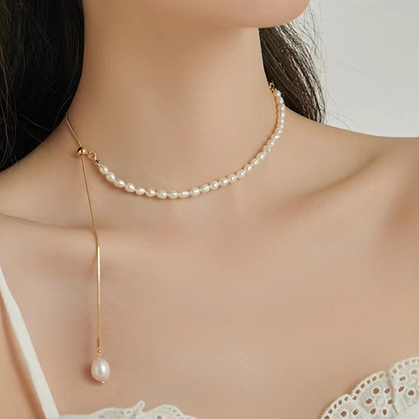 Avelena | Verstellbare Perlenkette