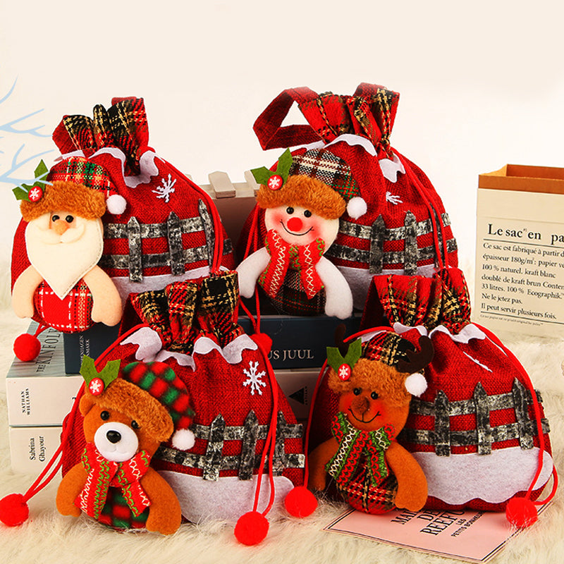 Avelena | Weihnachtsgeschenk Schneemann Puppe Tasche