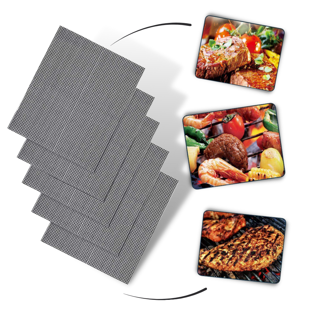 Avelena | Teflon Antihaft BBQ Grill Mesh Matte für wiederverwendbare Reinigung