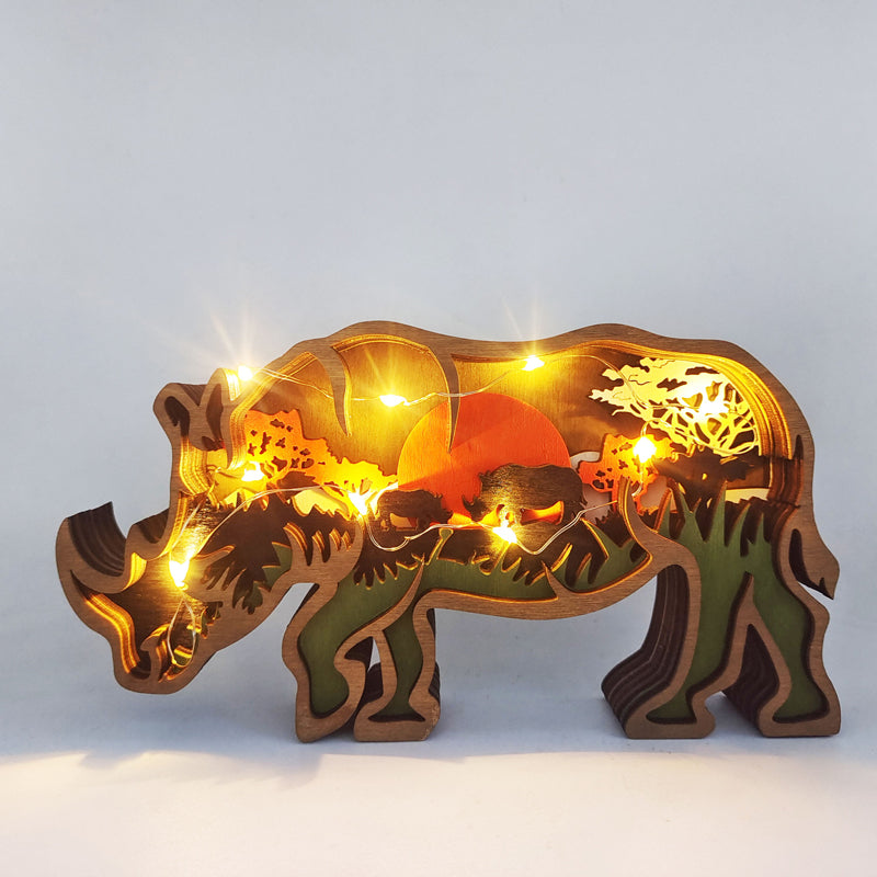 Avelena | 3D Kreative Holz Tier Schnitzerei Handwerk Geschenk