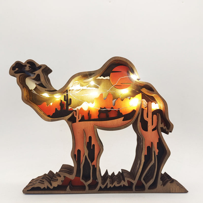 Avelena | 3D Kreative Holz Tier Schnitzerei Handwerk Geschenk