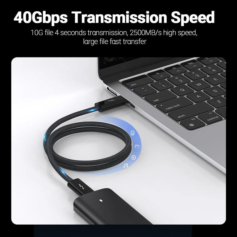 Avelena | Thunderbolt USB Typ C Connector Cool Running Thunderbolt4 Kabel
