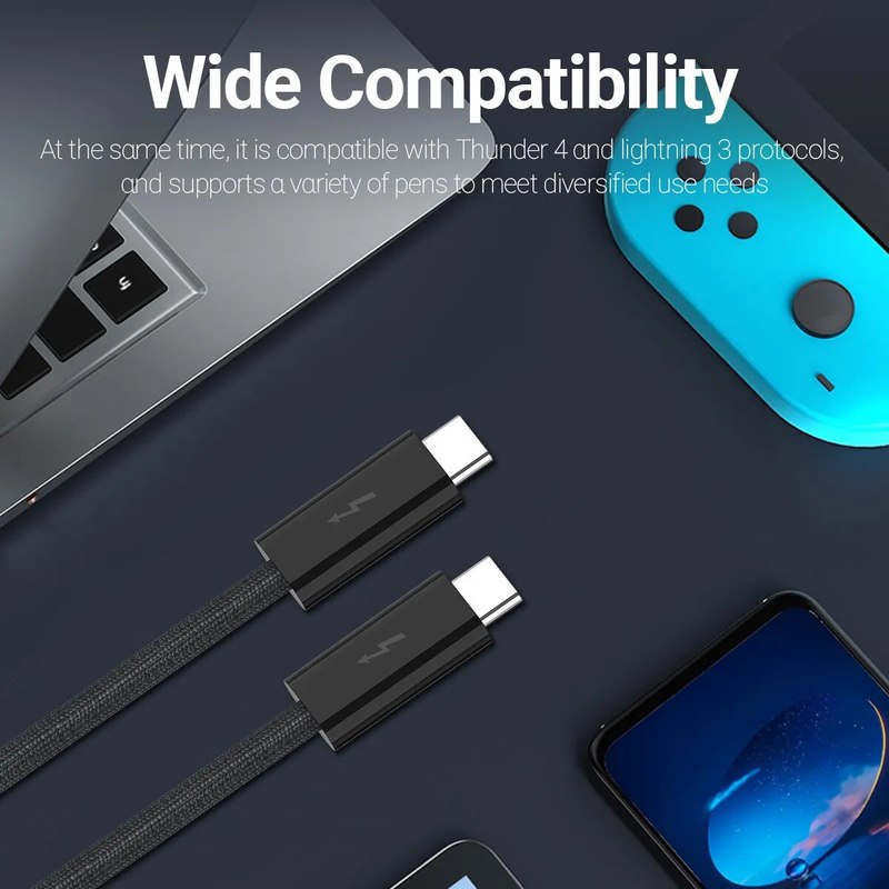Avelena | Thunderbolt USB Typ C Connector Cool Running Thunderbolt4 Kabel