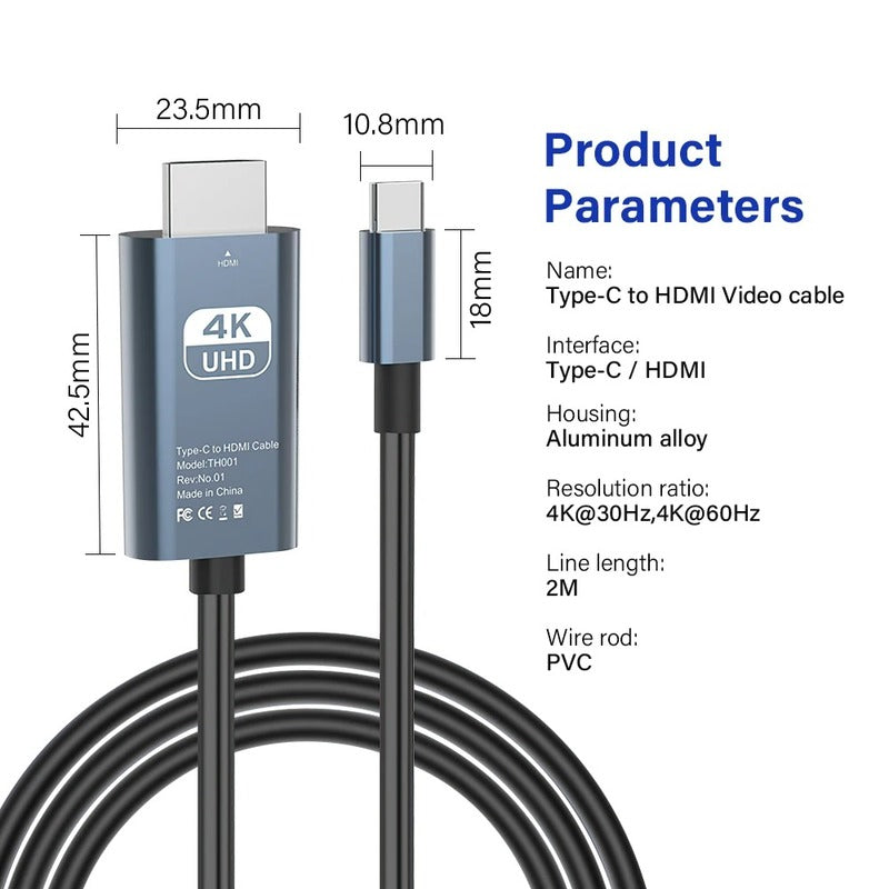 Avelena | Usb C zu Hdmi Kabel Cool Running Hdmi zu USB C