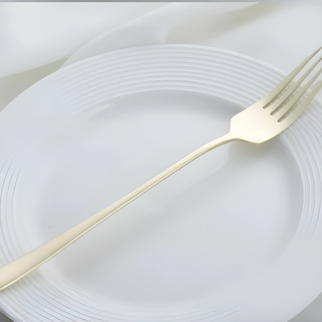 Besteckset Modern Edelstahl Tischgabeln