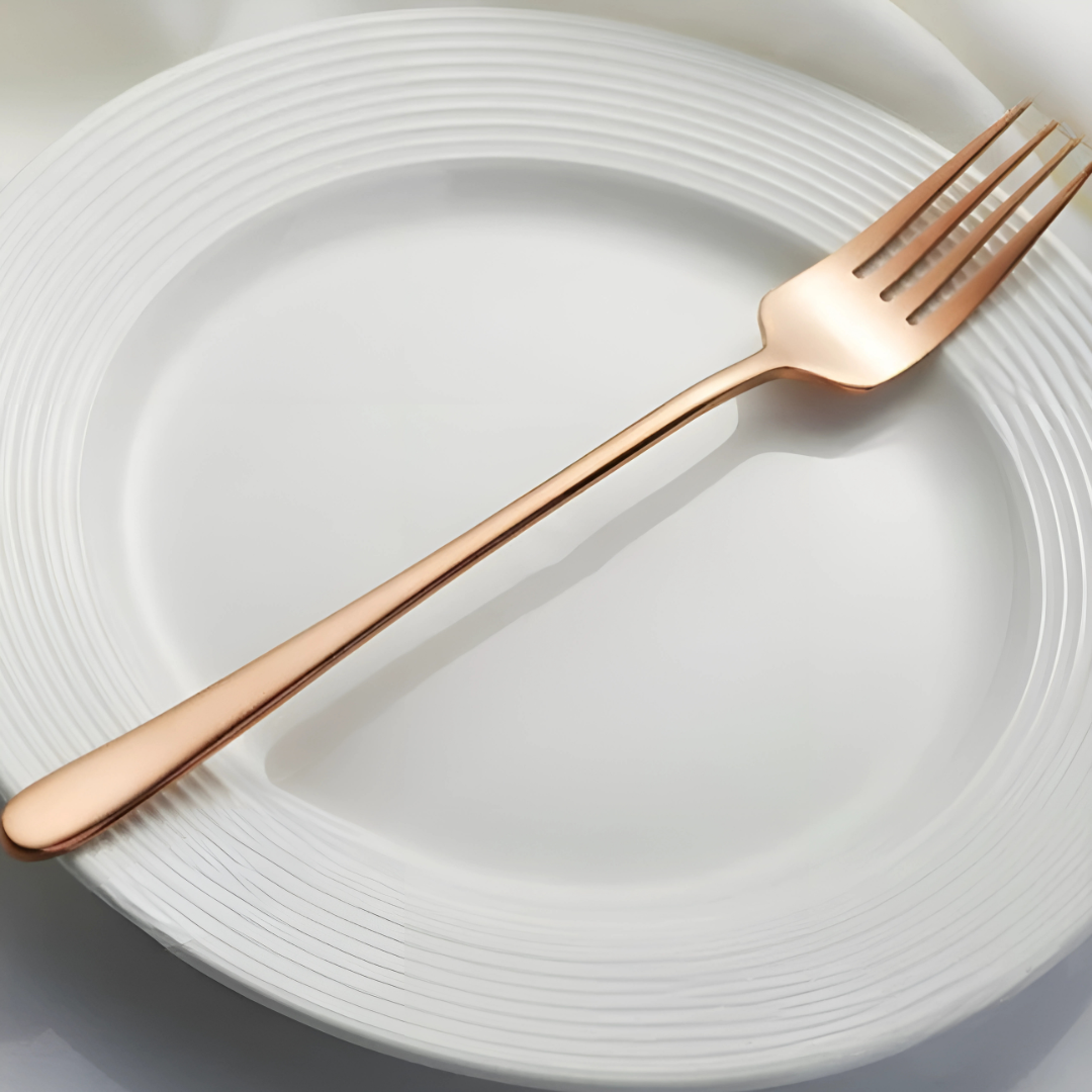 Besteckset Modern Edelstahl Tischgabeln