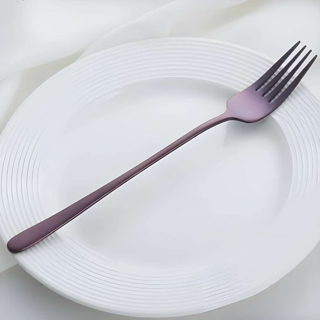 Besteckset Modern Edelstahl Tischgabeln