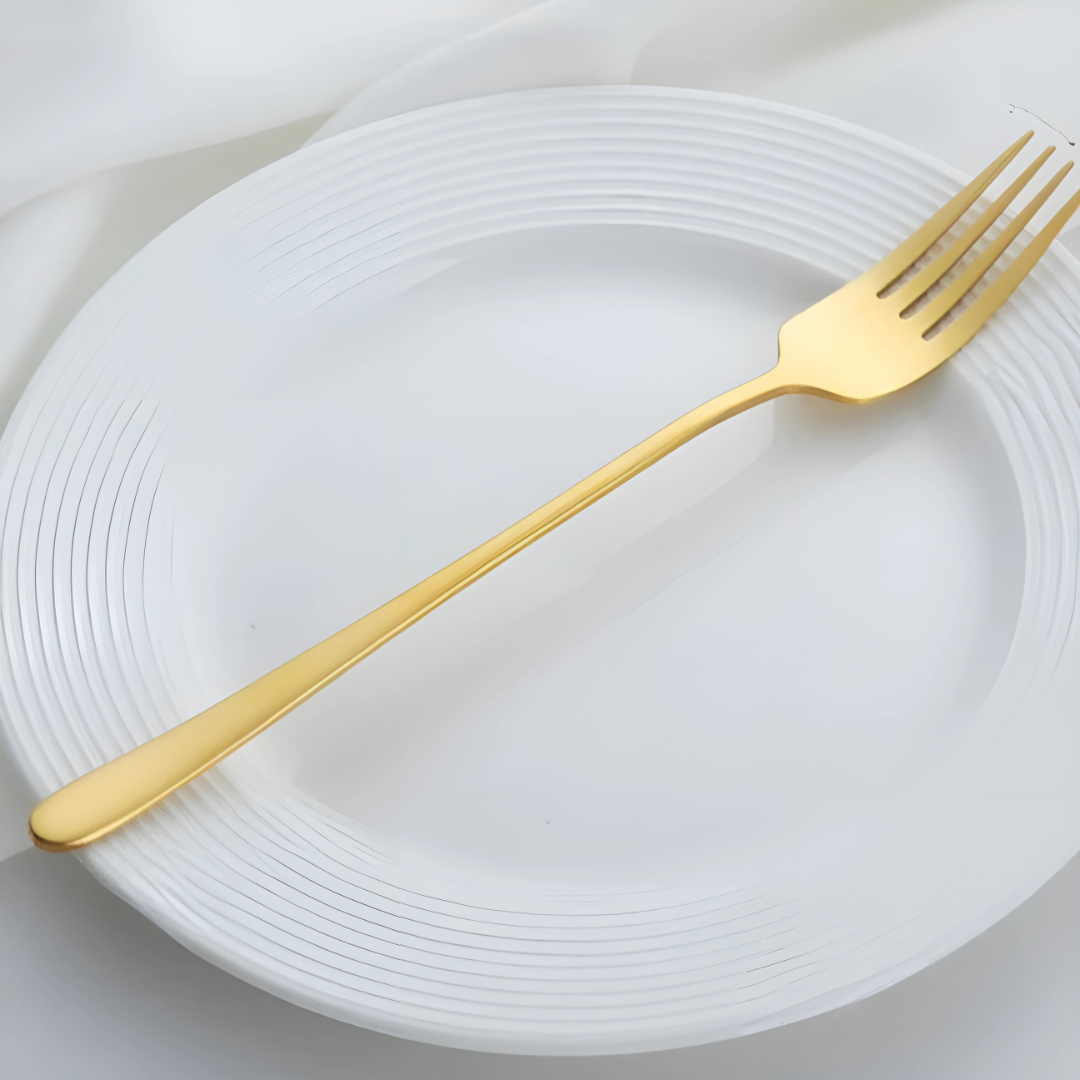Besteckset Modern Edelstahl Tischgabeln