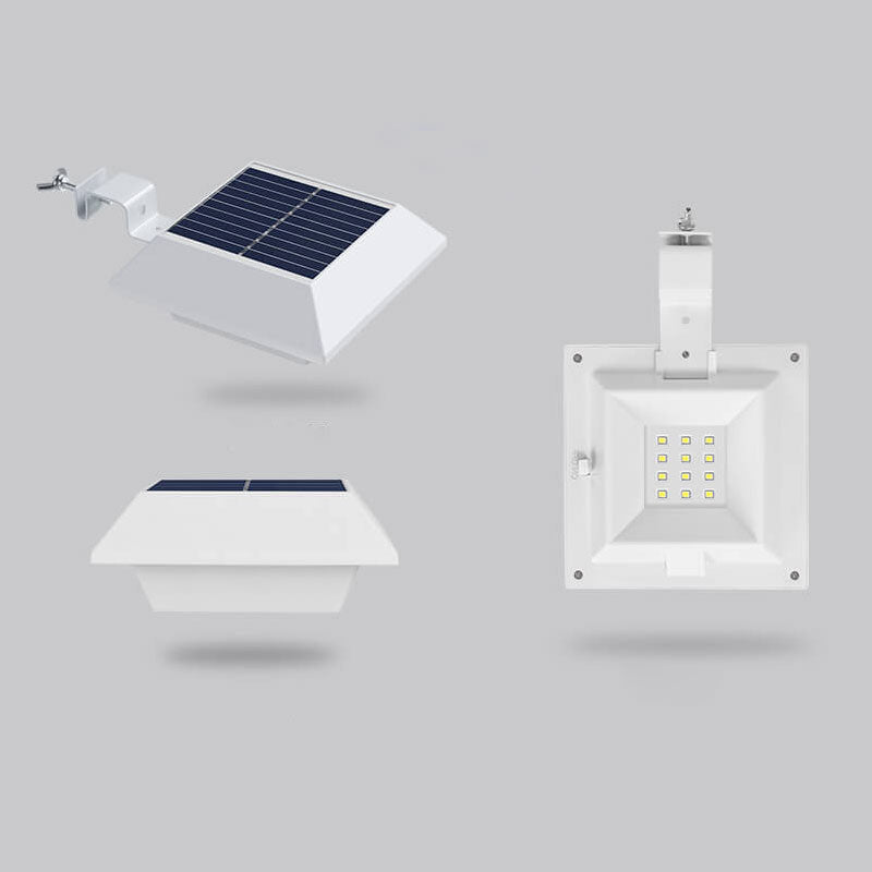 Avelena | Solar UFO Form Design Zaunlicht LED Außen Wandlampe