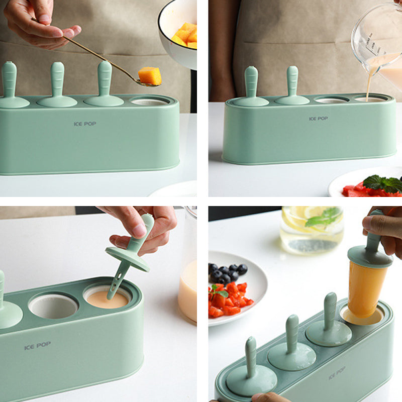 Avelena | Silicone Eis am Stiel Eismaschinen Set