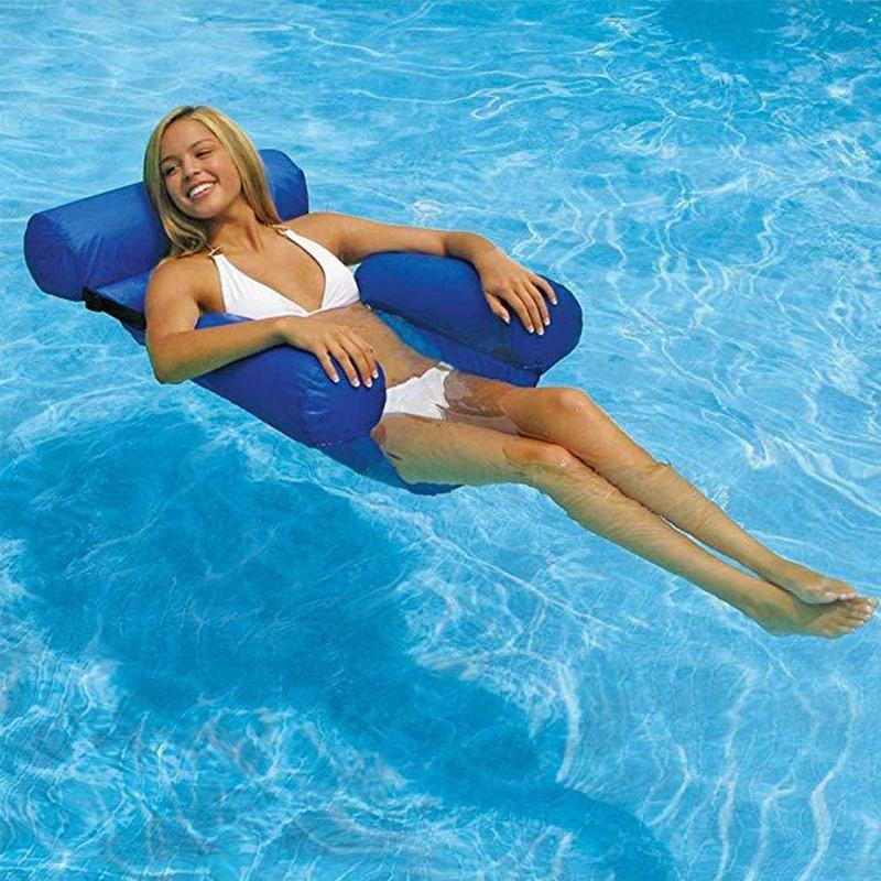 Avelena | Schwimmendes Schwimmbett und Liegestuhl