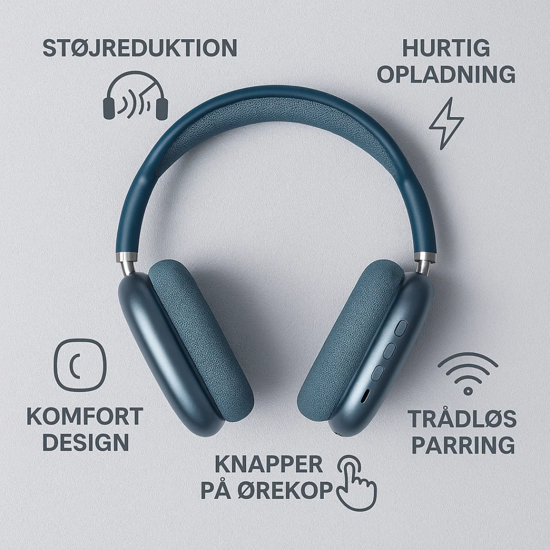 Avelena | AeroBeats | Drahtlose Bluetooth-Kopfhörer mit HiFi-Sound und Geräuschunterdrückung
