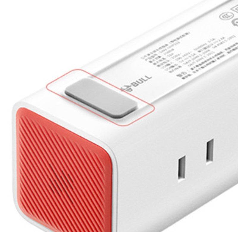 Avelena | 3-in-1 USB-Ladegerät, Steckdosenleiste, Wecker, mit verstellbarem Licht, 3 USB-Anschlüssen & 2 Steckdosen, für Nachttisch, Zuhause, Hotel, Büro
