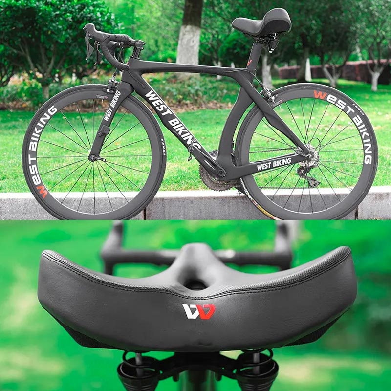 Avelena | TrailFlex | Fahrradsattel – Stoßdämpfung für gleichmäßige Fahrt