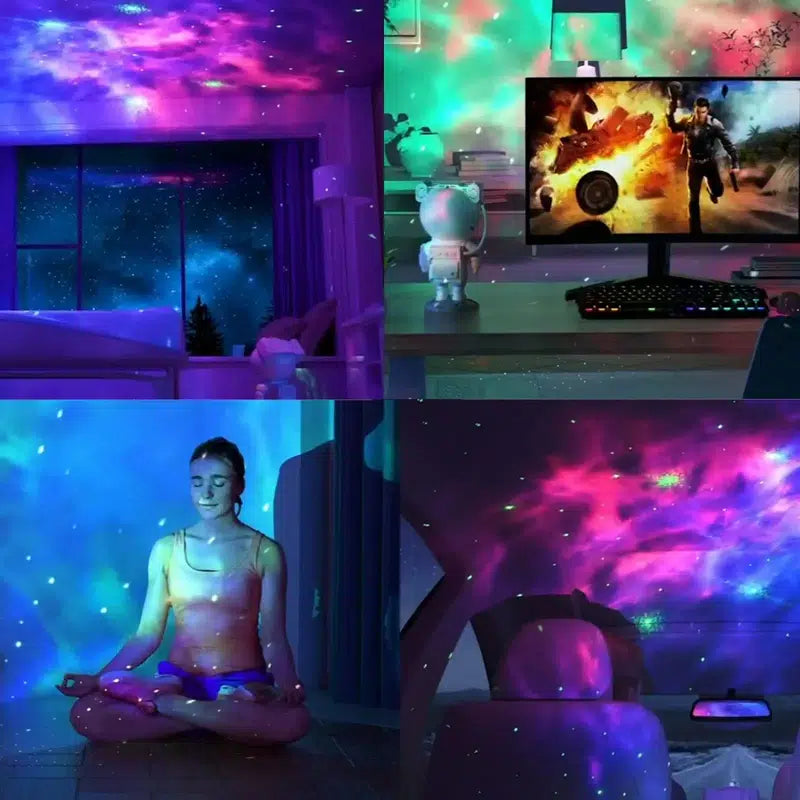 Avelena | Astronaut Galaxy Projektor Mehrere Modi Galaxy Nachtlicht mit Fernbedienung
