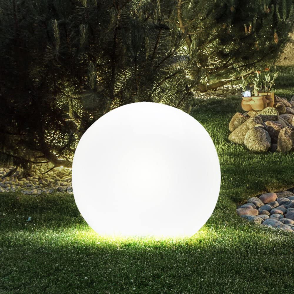 Avelena | Wetterfestes Kugelförmiges LED Gartenlicht mit 16 Farben und Fernbedienung - Perfekt für Garten, Veranda & Party