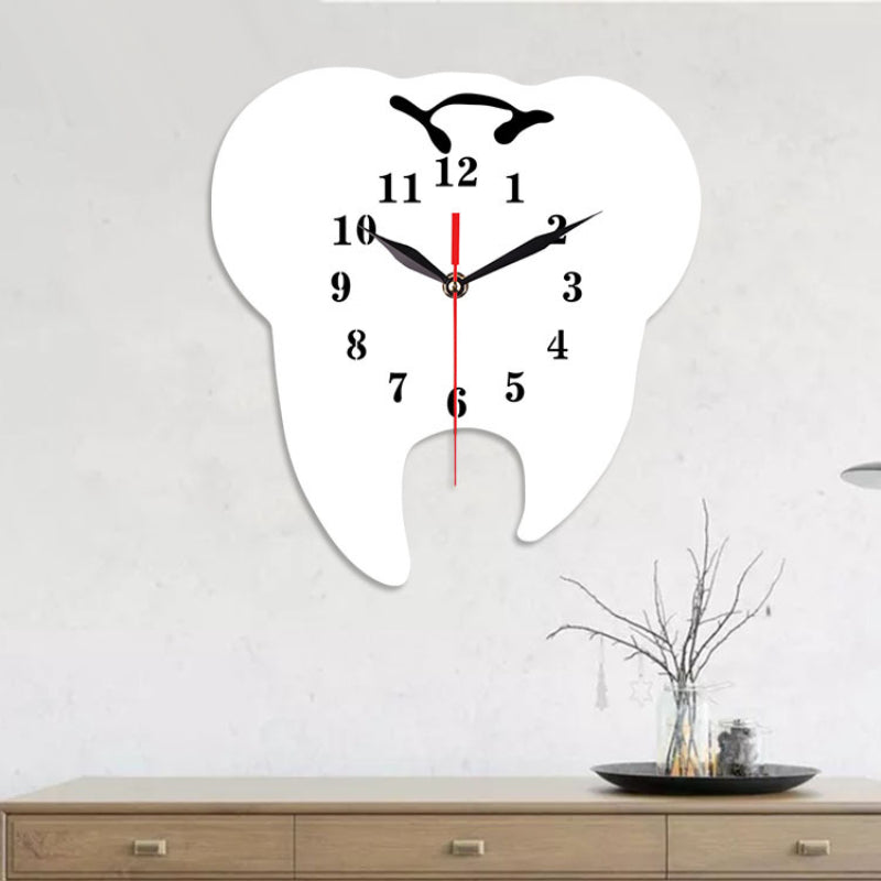 Avelena | Zahnarztpraxis Themed Stille Wanduhr
