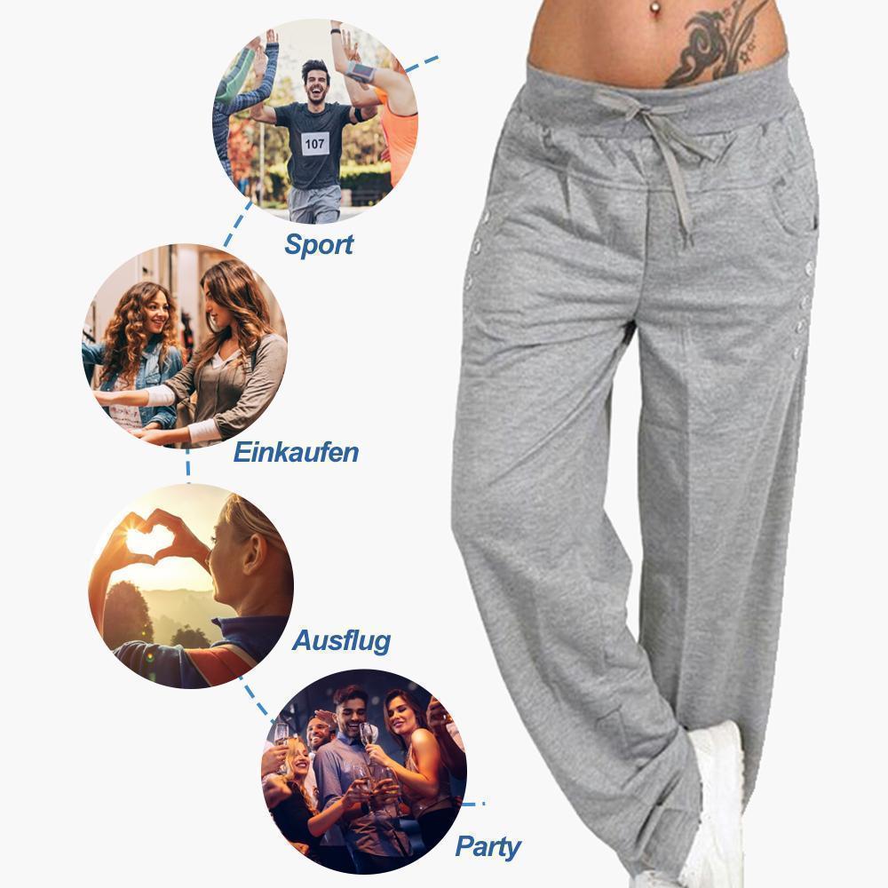 Avelena | Übergroße lässige lose Jogginghose, Unisex Sporthose