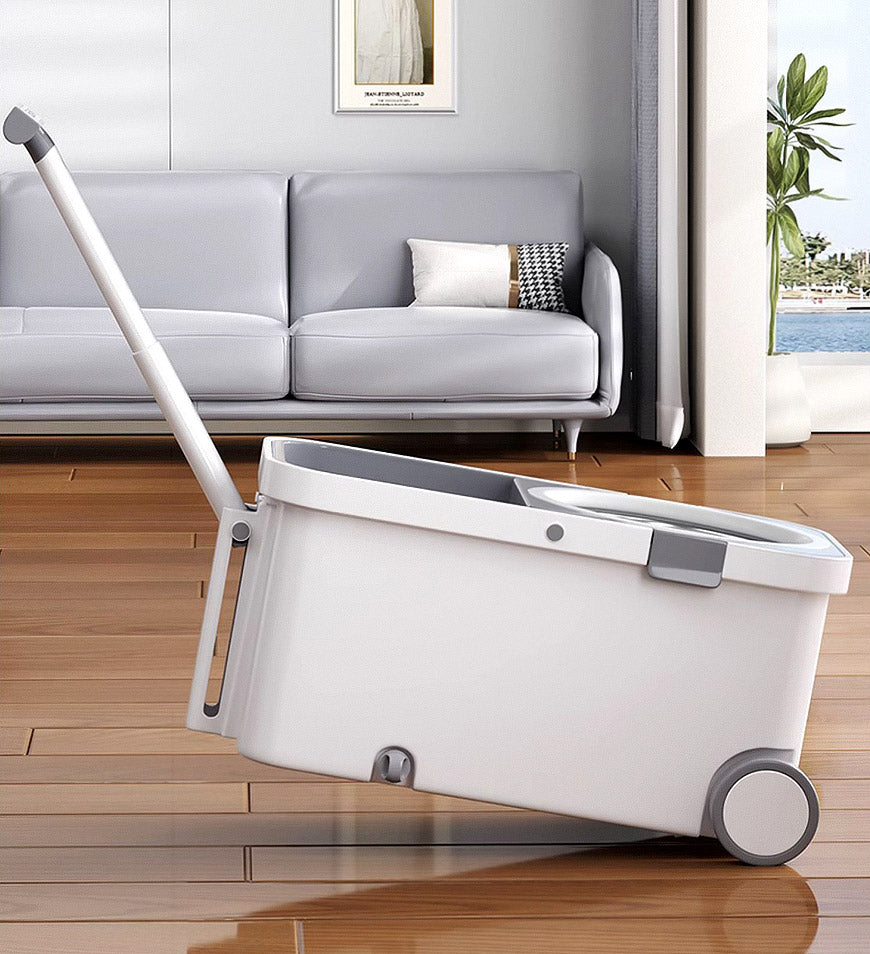 Avelena | 360° Drehbarer Wischmopp- und Eimer-Set mit Auswringsystem F63
