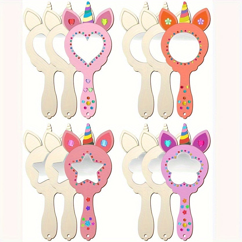 Avelena | WhimsyReflections - DIY Einhorn Spiegel mit handgemaltem Design