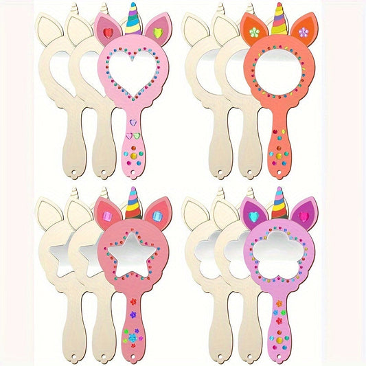 Avelena | WhimsyReflections - DIY Einhorn Spiegel mit handgemaltem Design