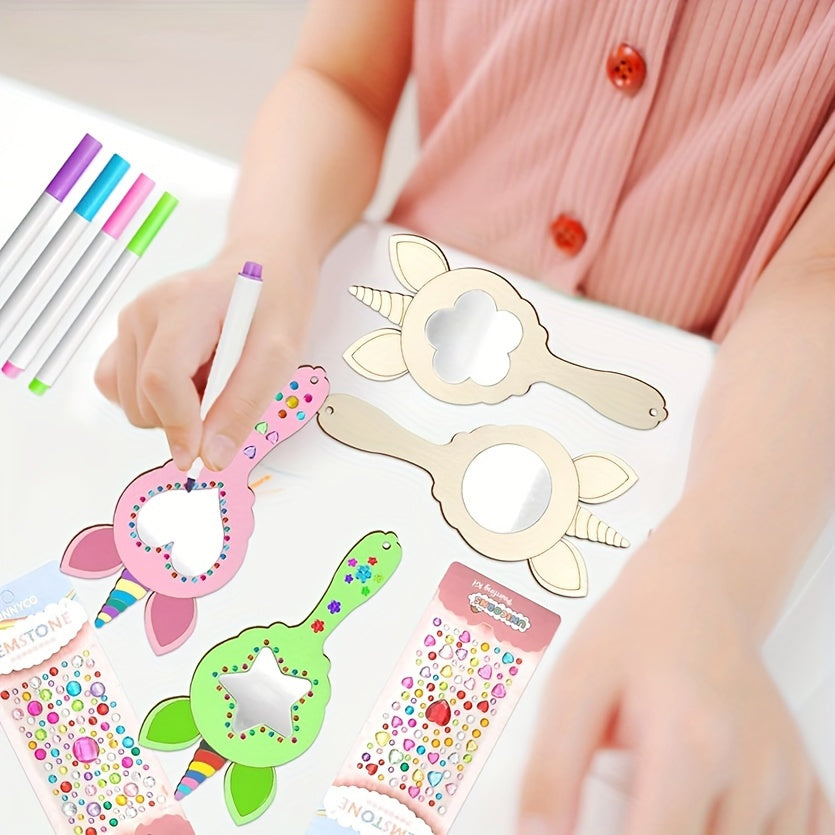 Avelena | WhimsyReflections - DIY Einhorn Spiegel mit handgemaltem Design